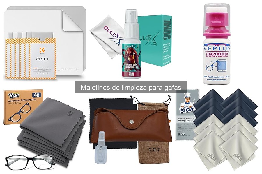 Mantenimiento efectivo de maletines de limpieza para gafas