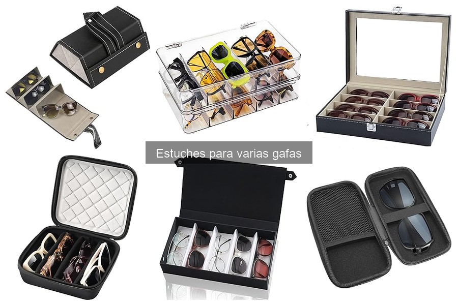 Mantenimiento y Cuidado de Estuches para Varias Gafas