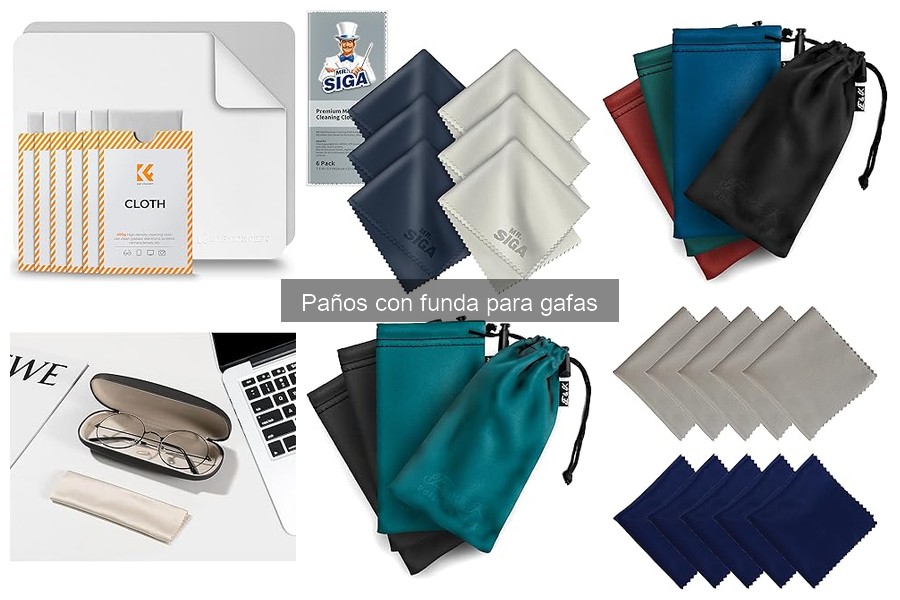 Materiales ideales para paños y fundas de gafas