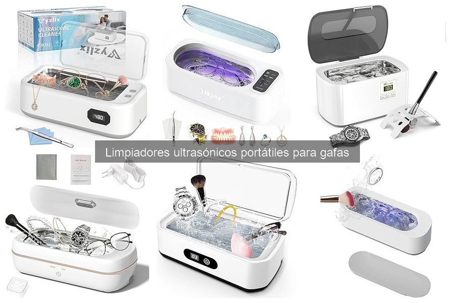 Mejor limpiador ultrasónico portátil para gafas económico