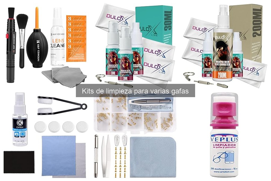 Mejores alternativas a kits de limpieza para gafas