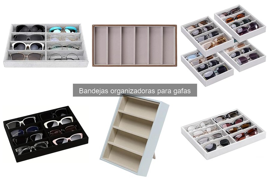 Mejores bandejas organizadoras para gafas en 2023