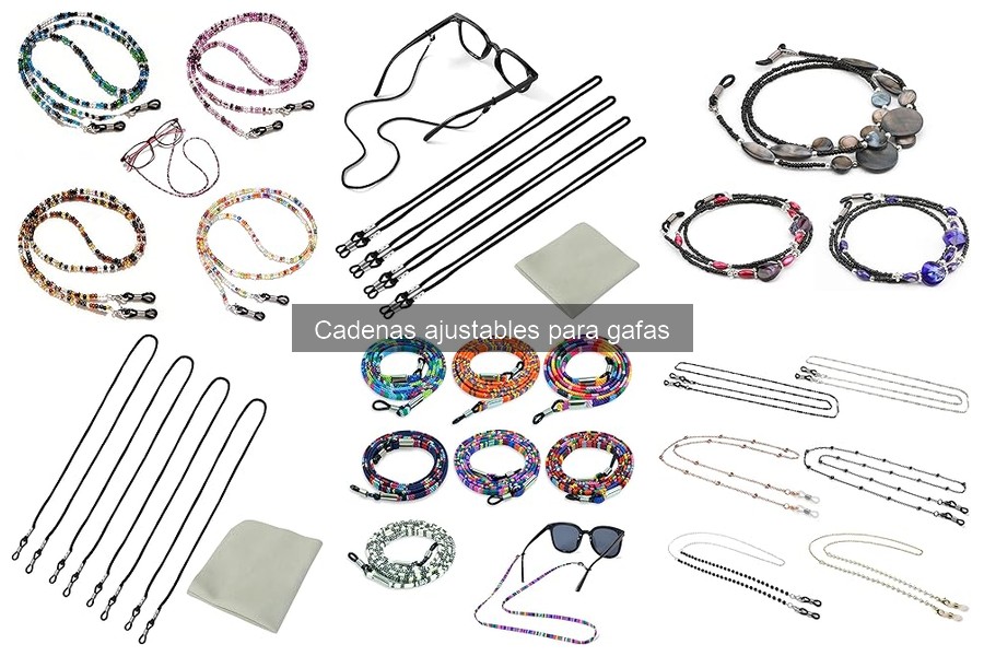 Mejores cadenas ajustables para gafas según actividad