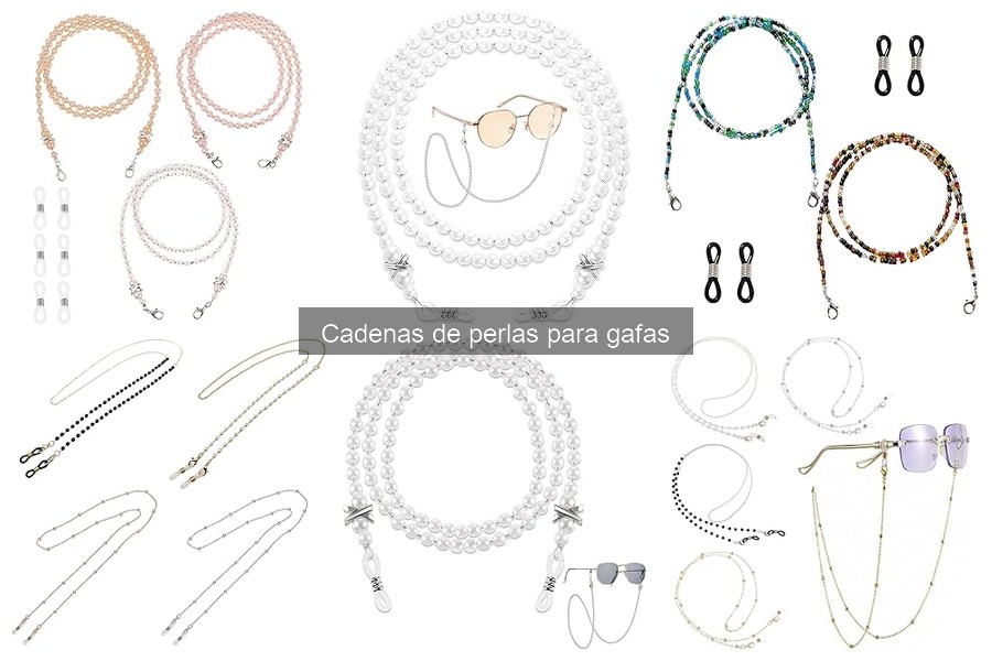 Mejores cadenas de perlas para gafas en 2024