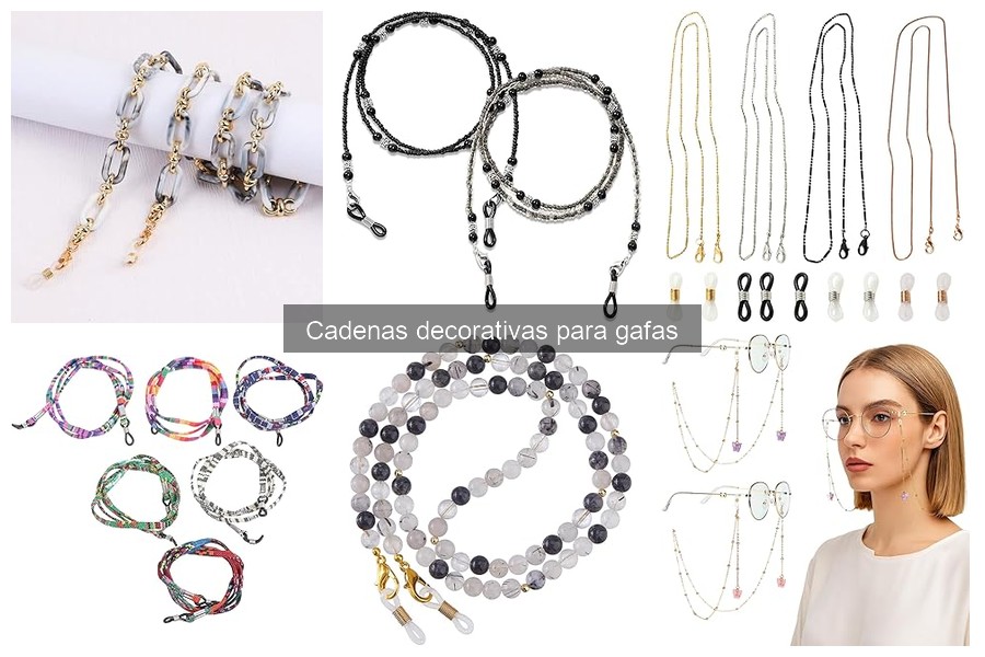 Mejores cadenas decorativas para gafas en 2023