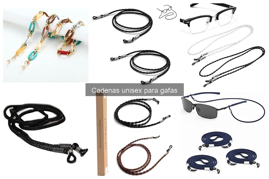 Mejores cadenas unisex para gafas según reseñas de usuarios
