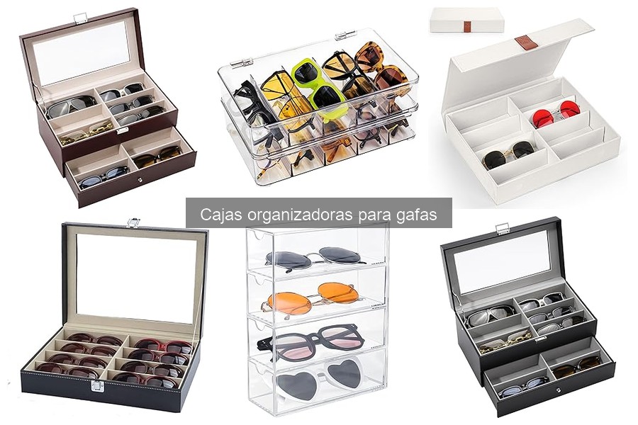 Mejores cajas organizadoras para gafas deportivas