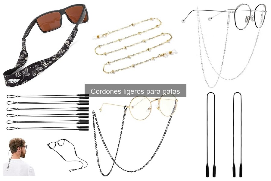 Mejores cordones ligeros para gafas en 2023: Comparativa