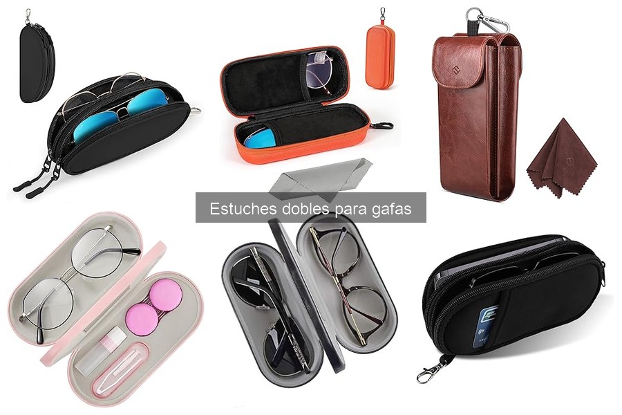 Mejores estuches dobles para gafas según opiniones de usuarios
