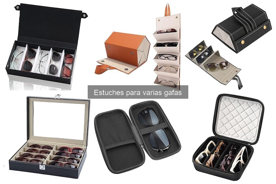 Mejores estuches para varias gafas en 2023: Guía de compra