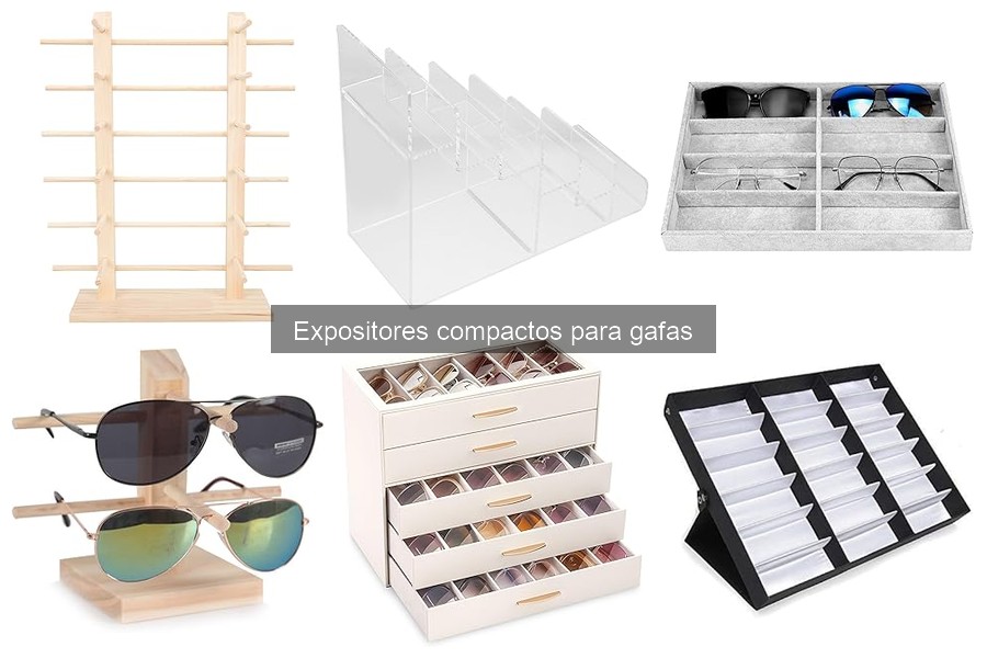 Mejores expositores compactos para gafas en 2023