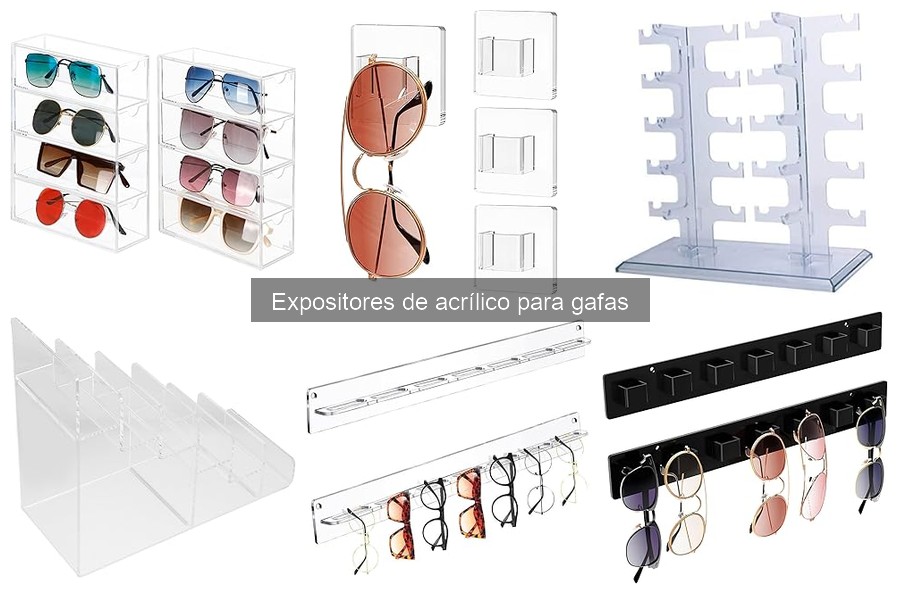 Mejores expositores de acrílico para gafas en 2023