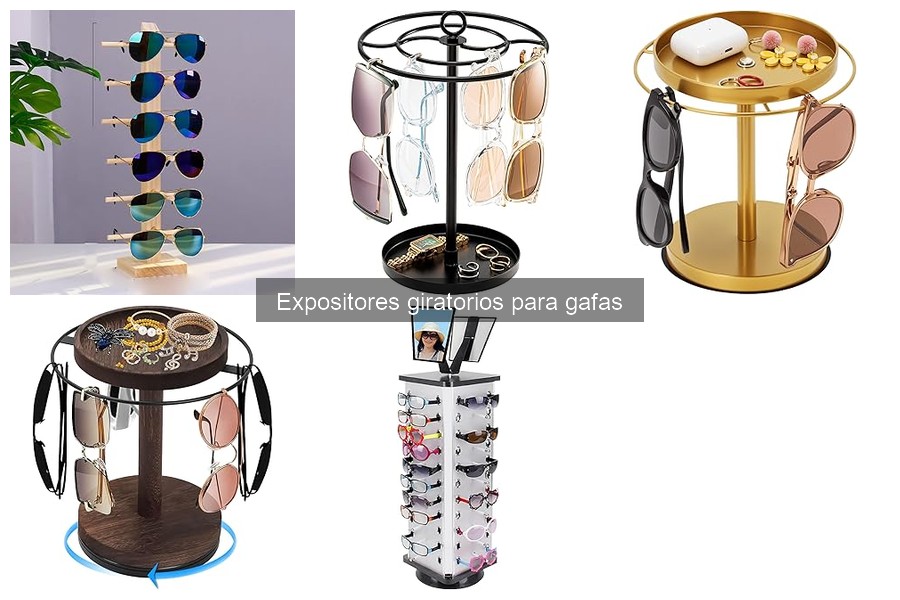 Mejores expositores giratorios para gafas en 2023