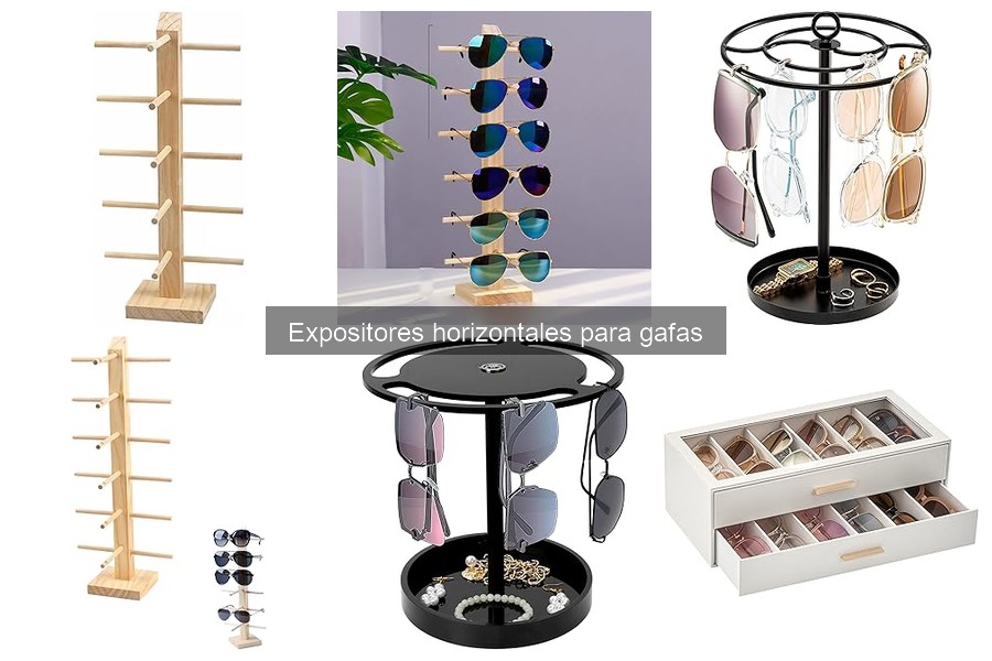 Mejores expositores horizontales para tiendas ópticas