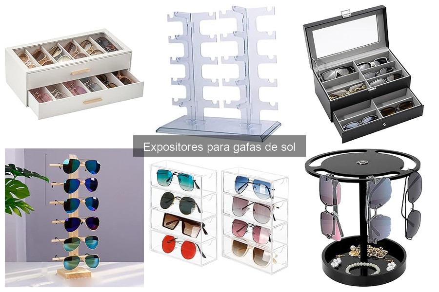 Mejores expositores para gafas de sol en Amazon 2023
