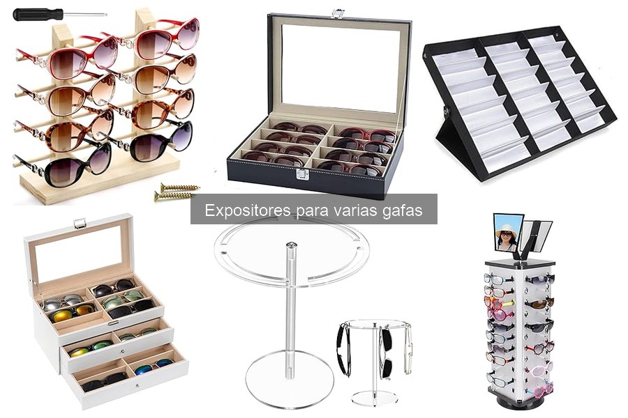 Mejores expositores para gafas en tiendas ópticas