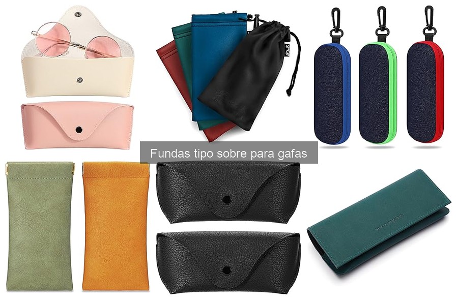 Mejores fundas tipo sobre para gafas del 2023: Comparativa