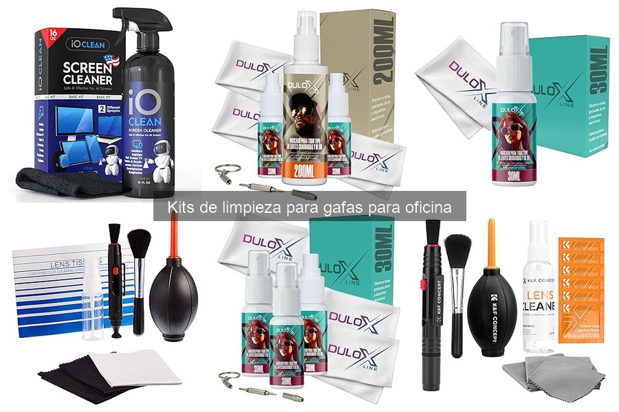 Mejores kits de limpieza para gafas en oficina 2023