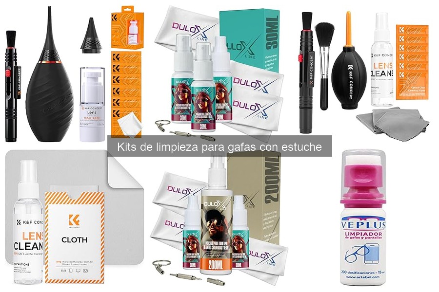 Mejores kits de limpieza para gafas según opiniones de usuarios