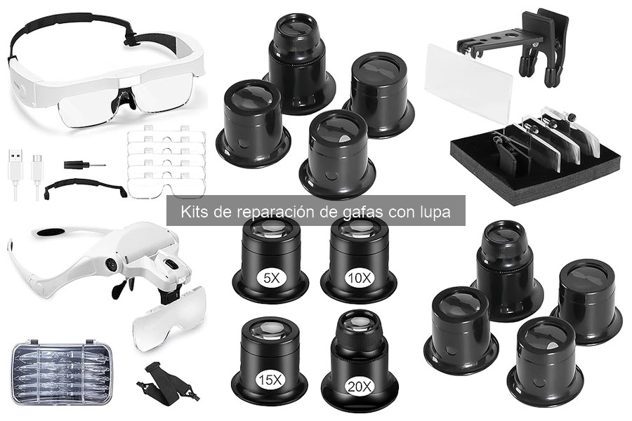 Mejores kits de reparación de gafas con lupa: guía de compra