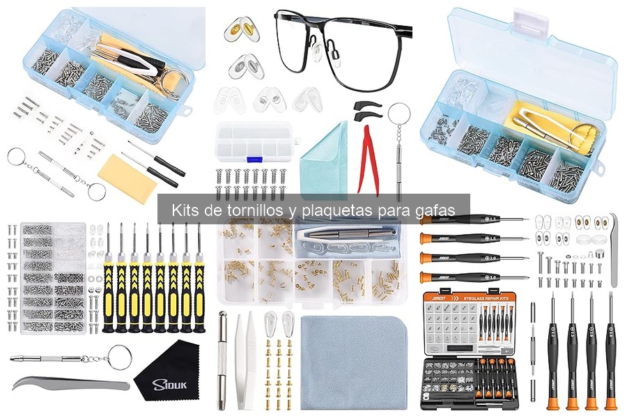 Mejores kits de tornillos y plaquetas para gafas en 2023