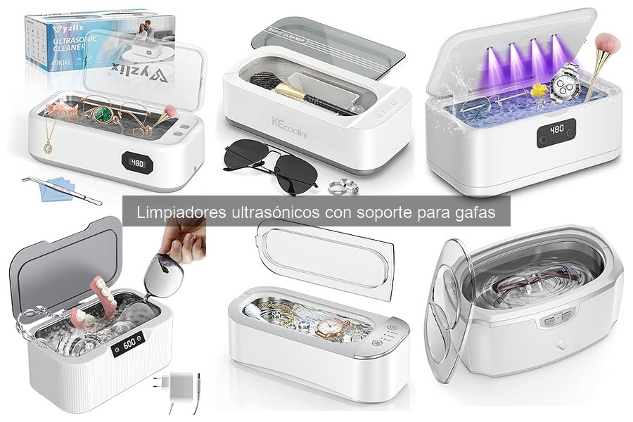 Mejores limpiadores ultrasónicos para gafas según presupuesto