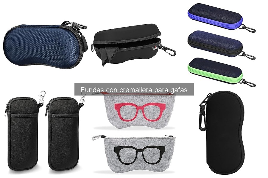 Mejores lugares para comprar fundas con cremallera para gafas baratas