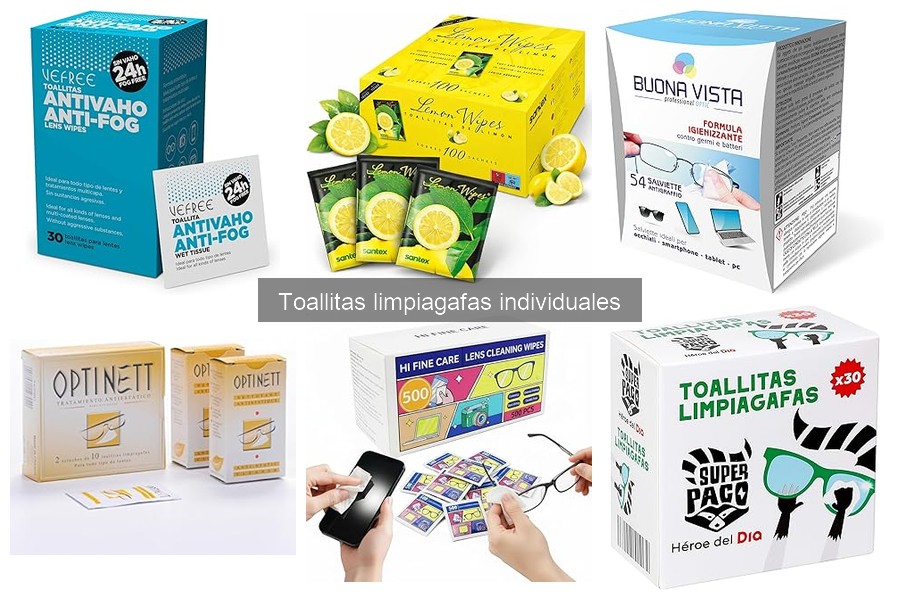 Mejores lugares para comprar toallitas limpiagafas individuales