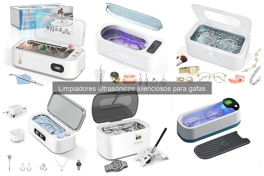 Mejores marcas de limpiadores ultrasónicos silenciosos para gafas