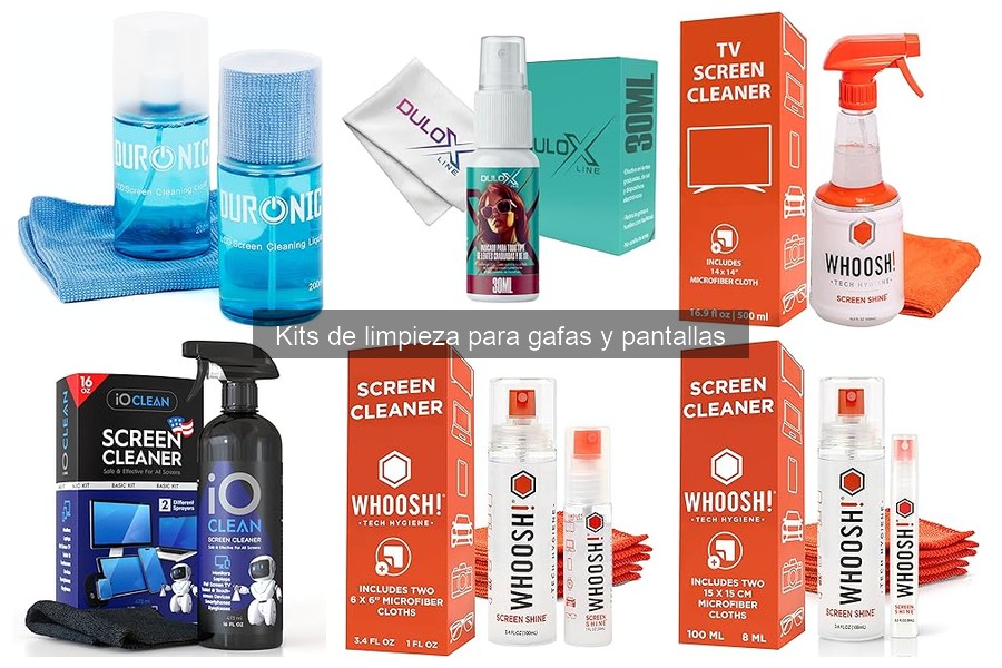 Mejores materiales para limpiar gafas y pantallas