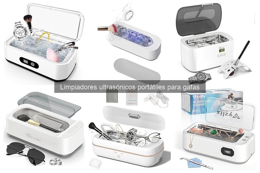 Mejores Ofertas en Limpiadores Ultrasónicos Portátiles para Gafas