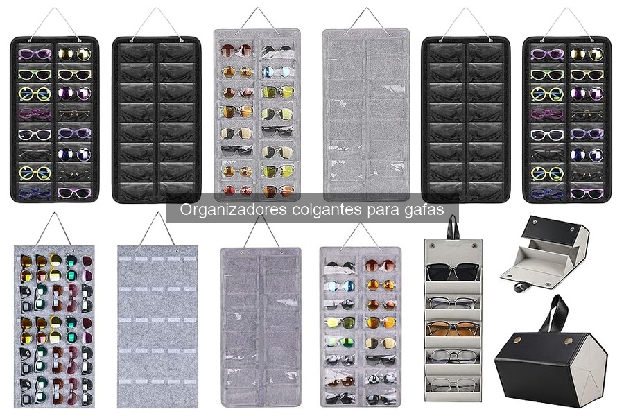 Mejores organizadores colgantes para gafas en 2023