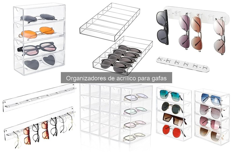 Mejores organizadores de acrílico para gafas en 2023