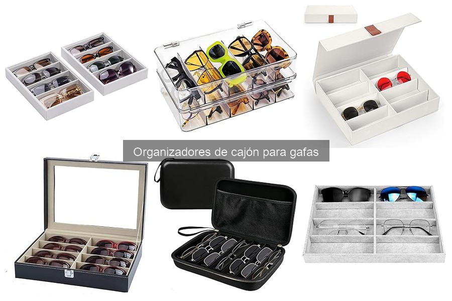 Mejores organizadores de cajón para gafas de niños