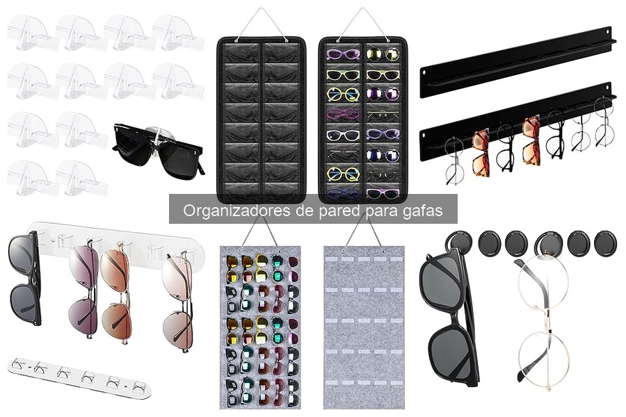Mejores organizadores de pared para gafas según reseñas