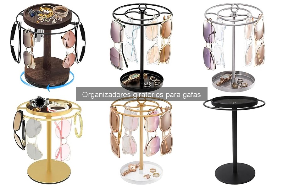 Mejores organizadores giratorios para gafas: comparativa 2023