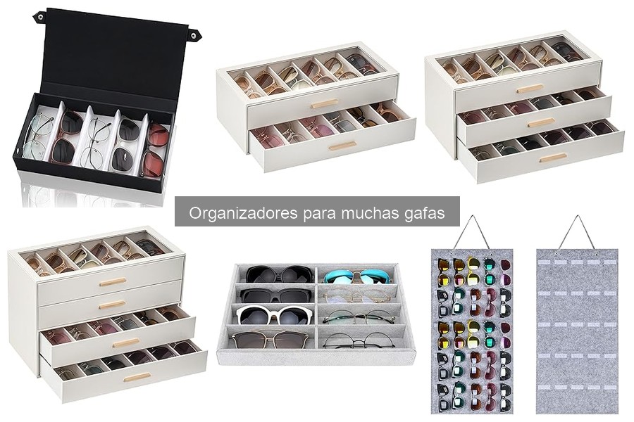 Mejores organizadores para gafas según reseñas de usuarios