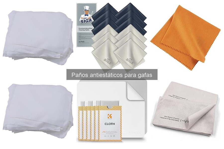 Mejores paños antiestáticos para gafas en 2023: comparativa
