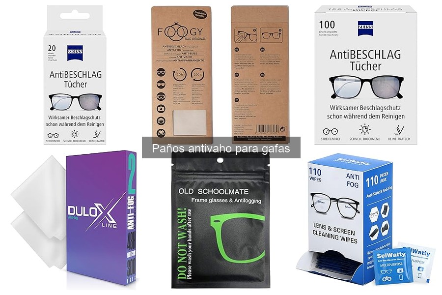 Mejores paños antivaho para gafas según el tipo de lente