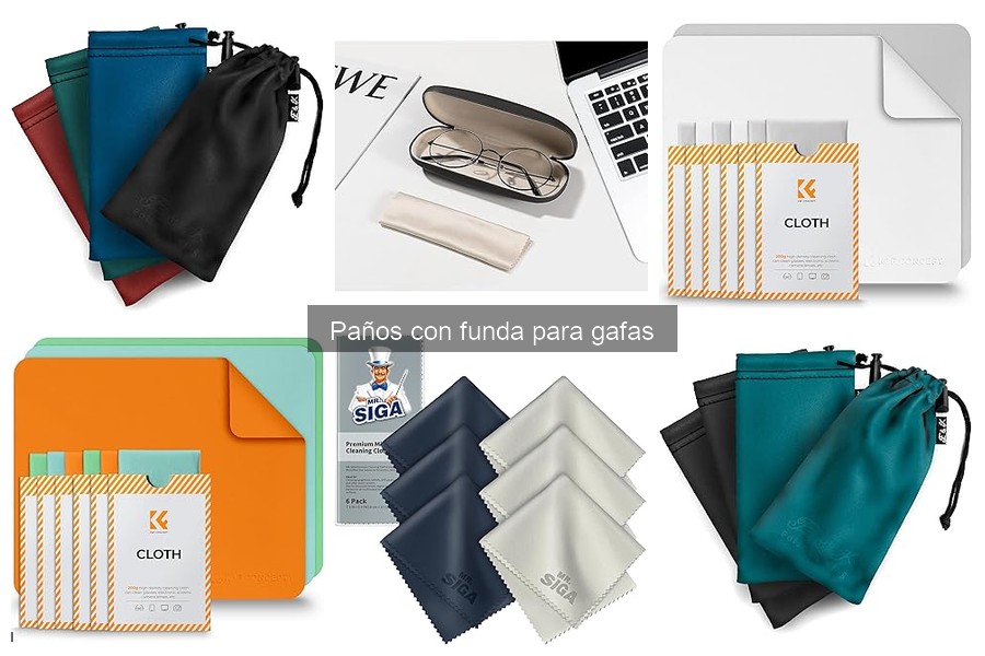 Mejores paños con funda para gafas para niños: Comparativa 2023