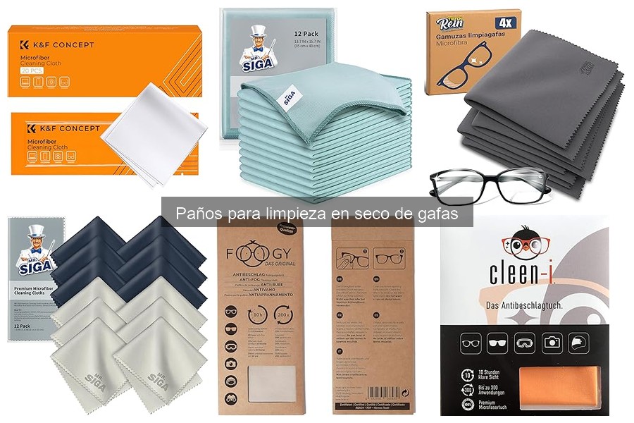 Mejores paños de limpieza en seco para gafas en 2023