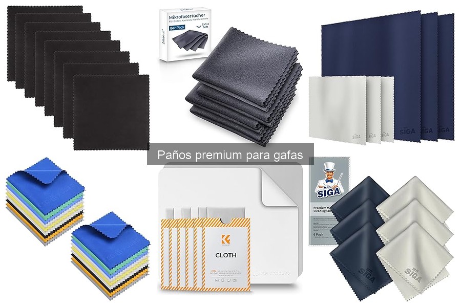 Mejores paños premium para gafas en 2023: comparativa