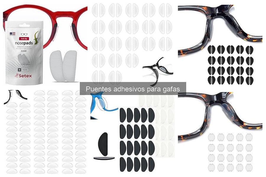 Mejores puentes adhesivos para gafas deportivas y de moda