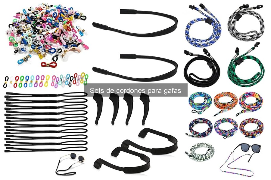 Mejores sets de cordones para gafas según el usuario