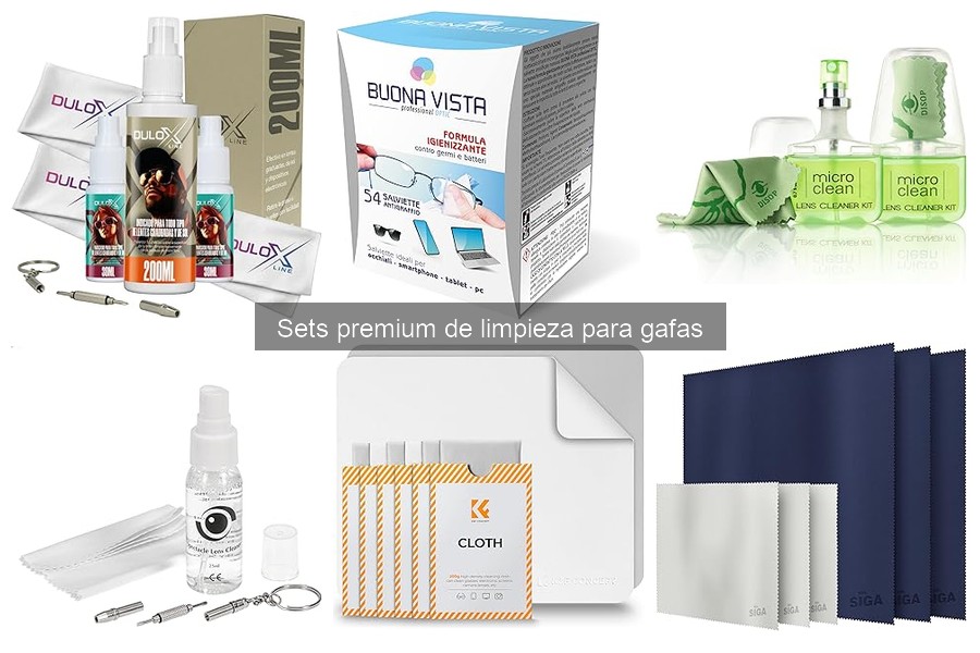 Mejores sets premium de limpieza para gafas en 2023