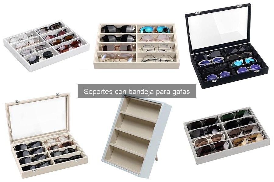 Mejores soportes con bandeja para gafas según usuarios