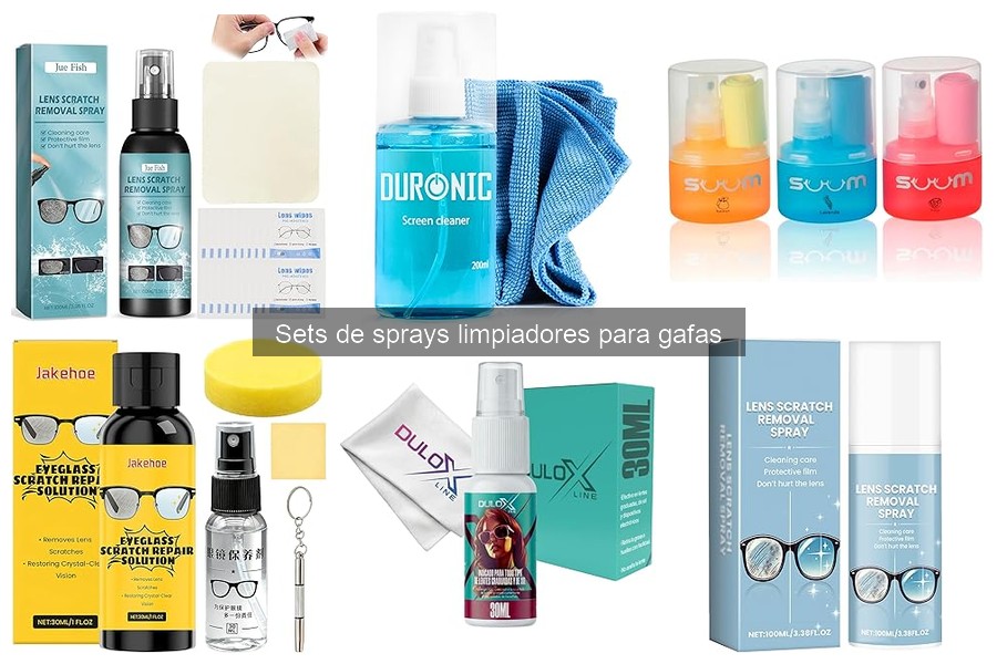 Mejores sprays limpiadores de gafas para alérgicos