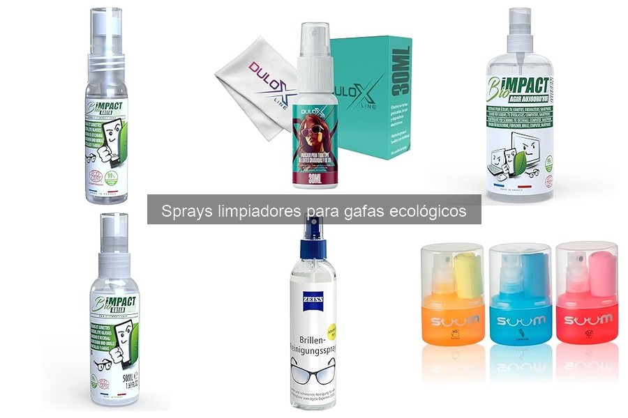 Mejores sprays limpiadores ecológicos para gafas en 2023