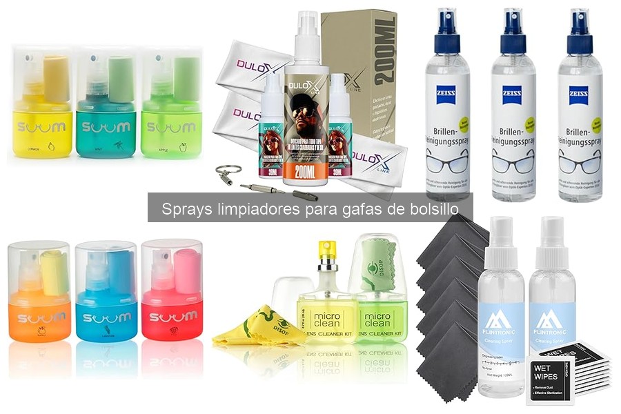 Mejores sprays limpiadores para gafas de bolsillo en 2023
