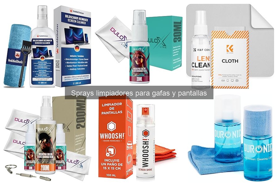 Mejores sprays limpiadores para gafas de uso diario